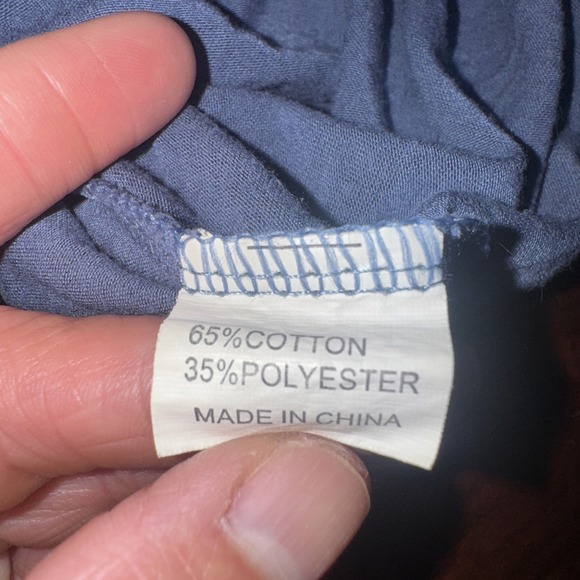 Bluetime Size Small Women's Top Blue Lace Top Sleeveless Summertime Trendy #89 - Picture 11 of 11